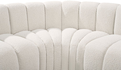 Zara Cream Boucle Fabric Modular Sofa S8A