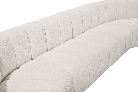 Briar Cream 150 Boucle Fabric Upholstered Modular Sectional, 8-Piece