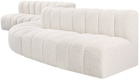 Briar Cream 197 Boucle Fabric Upholstered Modular Sectional, 8-Piece