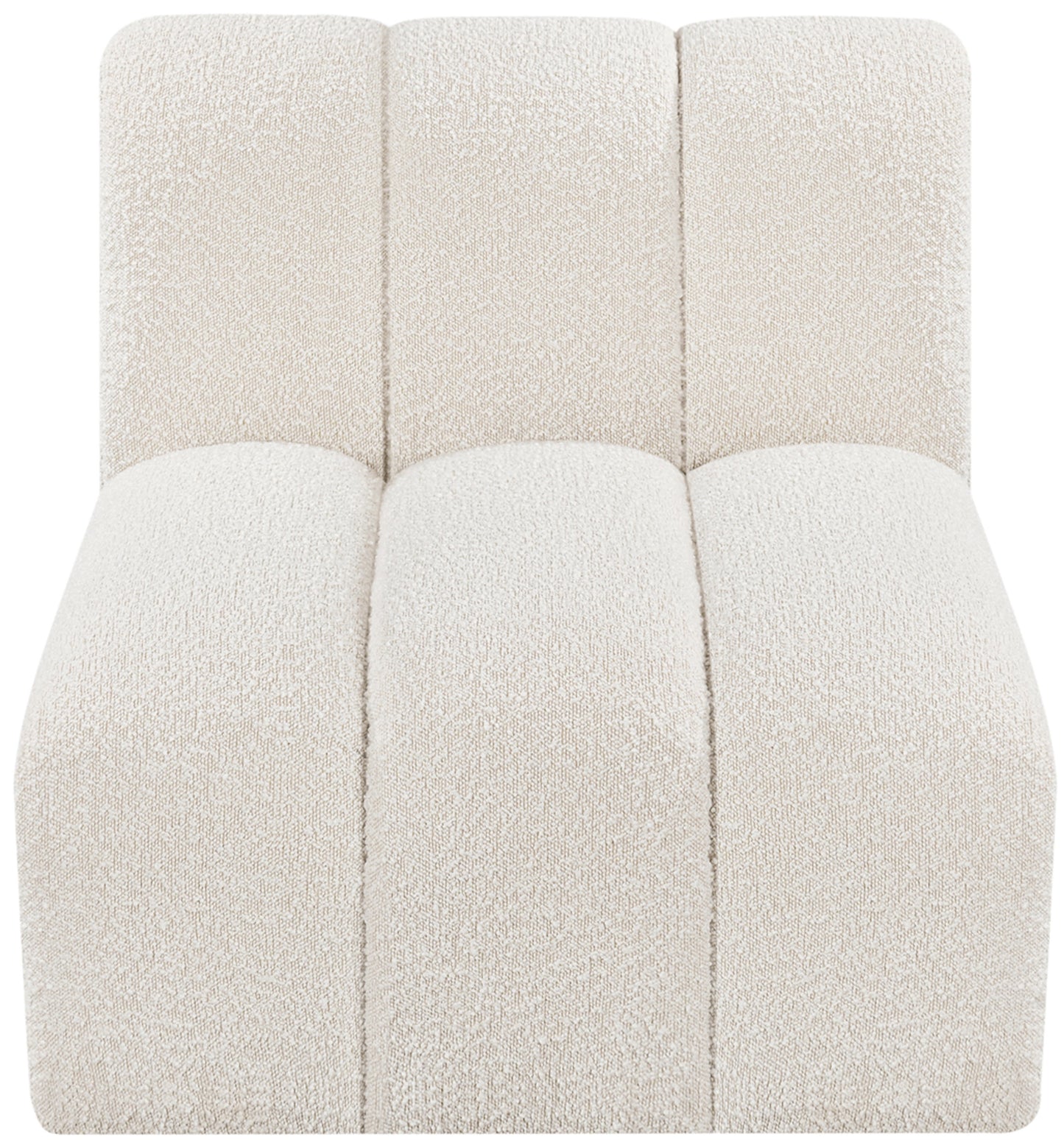 zara cream boucle fabric straight chair st