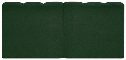 Briar Green 60 Boucle Fabric Upholstered Modular Sectional , 2-Piece (Style 1)