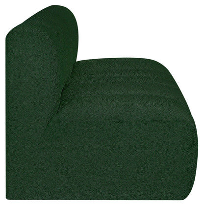 Zara Green Boucle Fabric Modular Sofa S2A