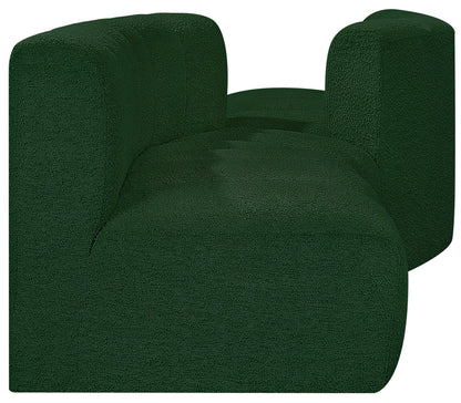 Zara Green Boucle Fabric Modular Sofa S4A