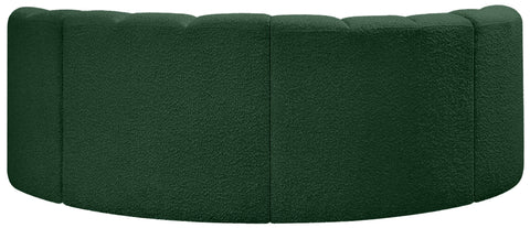 Briar Green 88 Boucle Fabric Upholstered Modular Sectional, 4-Piece