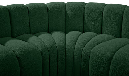 Zara Green Boucle Fabric Modular Sofa S4C