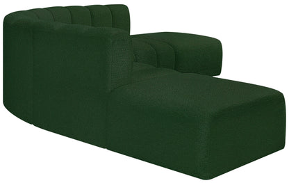 Zara Green Boucle Fabric Modular Sofa S6C