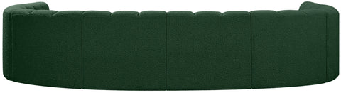 Briar Green 150 Boucle Fabric Upholstered Modular Sectional, 8-Piece
