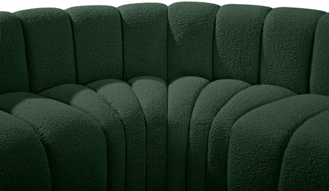 Briar Green 150 Boucle Fabric Upholstered Modular Sectional, 8-Piece