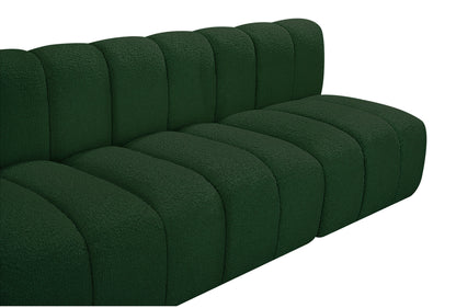 Zara Green Boucle Fabric Modular Sofa S8C