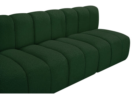 Briar Green 197 Boucle Fabric Upholstered Modular Sectional, 8-Piece