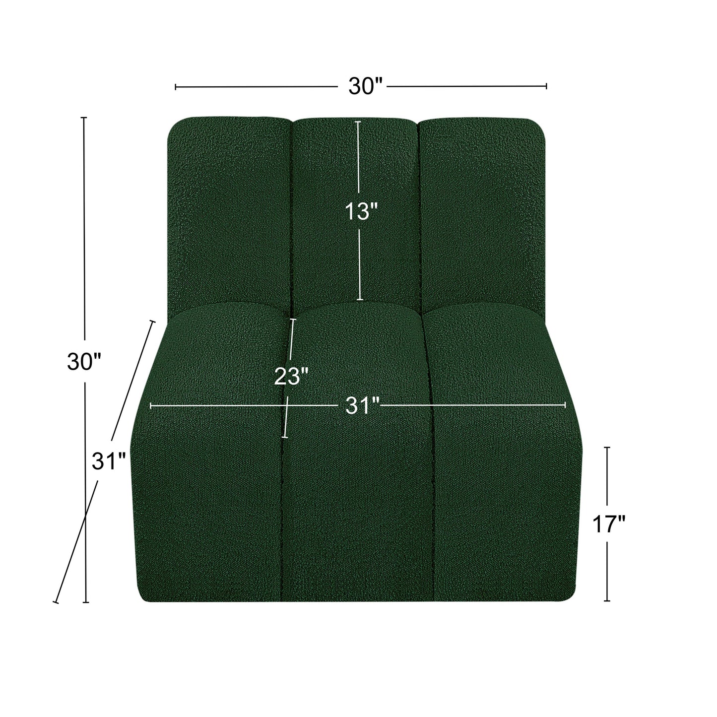 zara green boucle fabric straight chair st