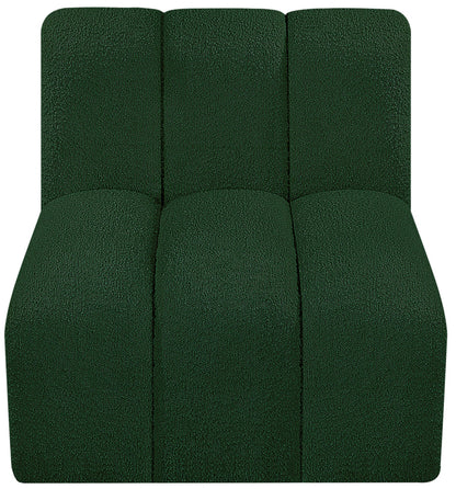 Zara Green Boucle Fabric Straight Chair ST