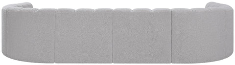 Briar Grey 161 Boucle Fabric Upholstered Modular Sectional, 10-Piece