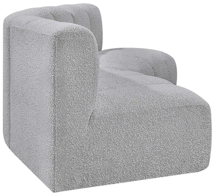 Zara Grey Boucle Fabric Modular Sofa S3B