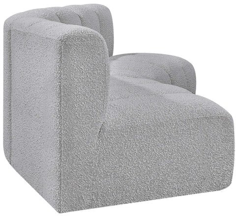 Briar Grey 86 Boucle Fabric Upholstered Modular Sectional, 3-Piece