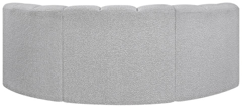 Briar Grey 80 Boucle Fabric Upholstered Modular Sectional, 3-Piece