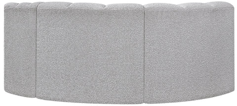 Briar Grey 70 Boucle Fabric Upholstered Modular Sectional, 3-Piece