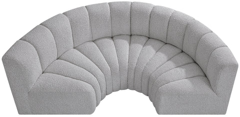 Briar Grey 88 Boucle Fabric Upholstered Modular Sectional, 4-Piece