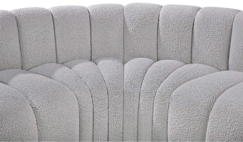 Briar Grey 88 Boucle Fabric Upholstered Modular Sectional, 4-Piece