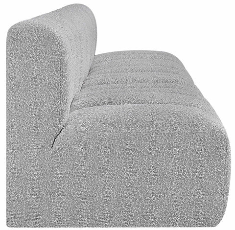 Briar Grey 119 Boucle Fabric Upholstered Modular Sectional, 4-Piece