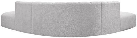 Briar Grey 146 Boucle Fabric Upholstered Modular Sectional, 6-Piece