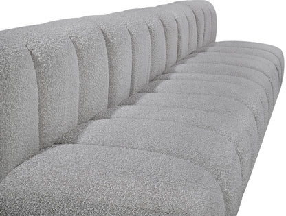 Zara Grey Boucle Fabric Modular Sofa S7C