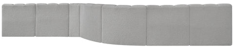 Briar Grey 197 Boucle Fabric Upholstered Modular Sectional, 8-Piece
