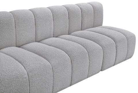 Briar Grey 197 Boucle Fabric Upholstered Modular Sectional, 8-Piece