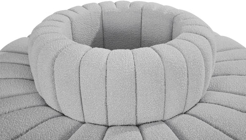 Briar Grey 90 Boucle Fabric Upholstered Modular Sectional, 8-Piece