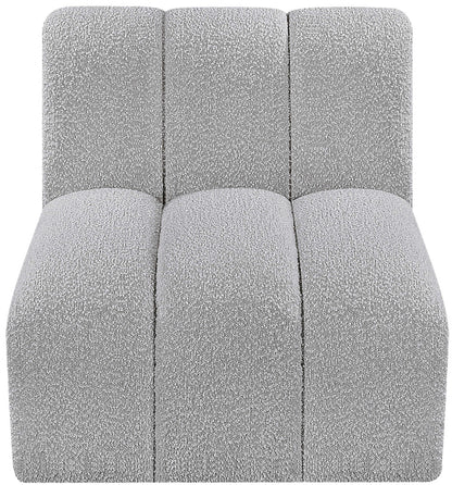 Zara Grey Boucle Fabric Straight Chair ST