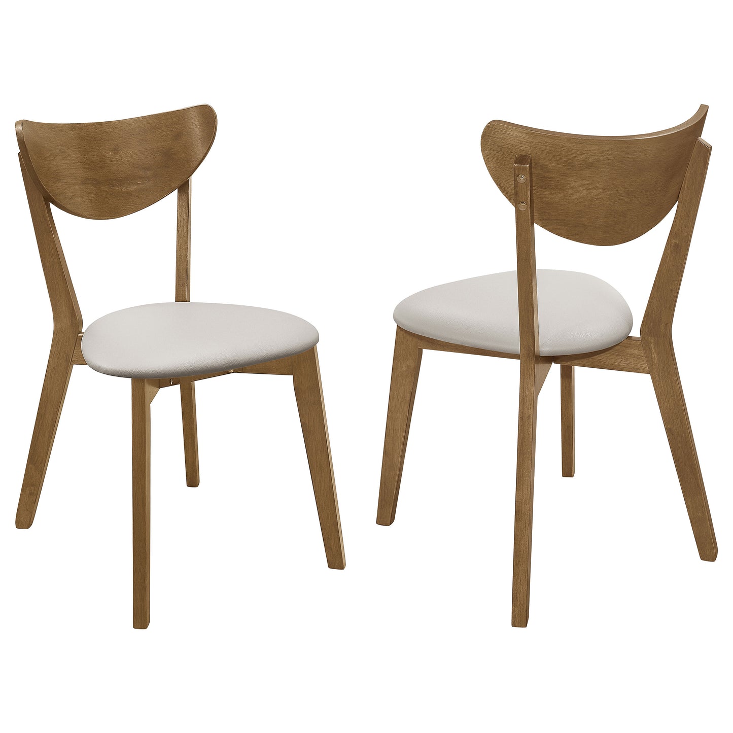 fowler wood dining side chair chestnut (set of 2)chestnut