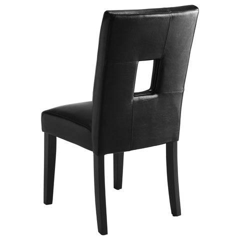 Judd Upholstered Dining Side Chair Black (Set of 2)Black