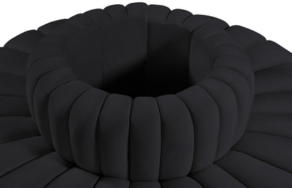 Zara Black Velvet Modular Sofa S8D