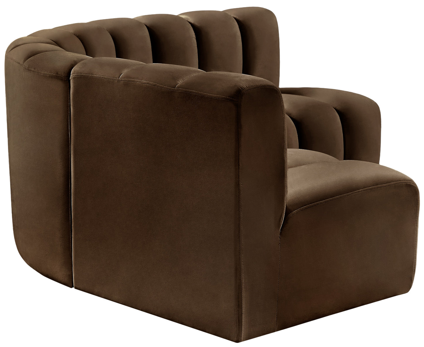 zara brown velvet modular sofa s4b