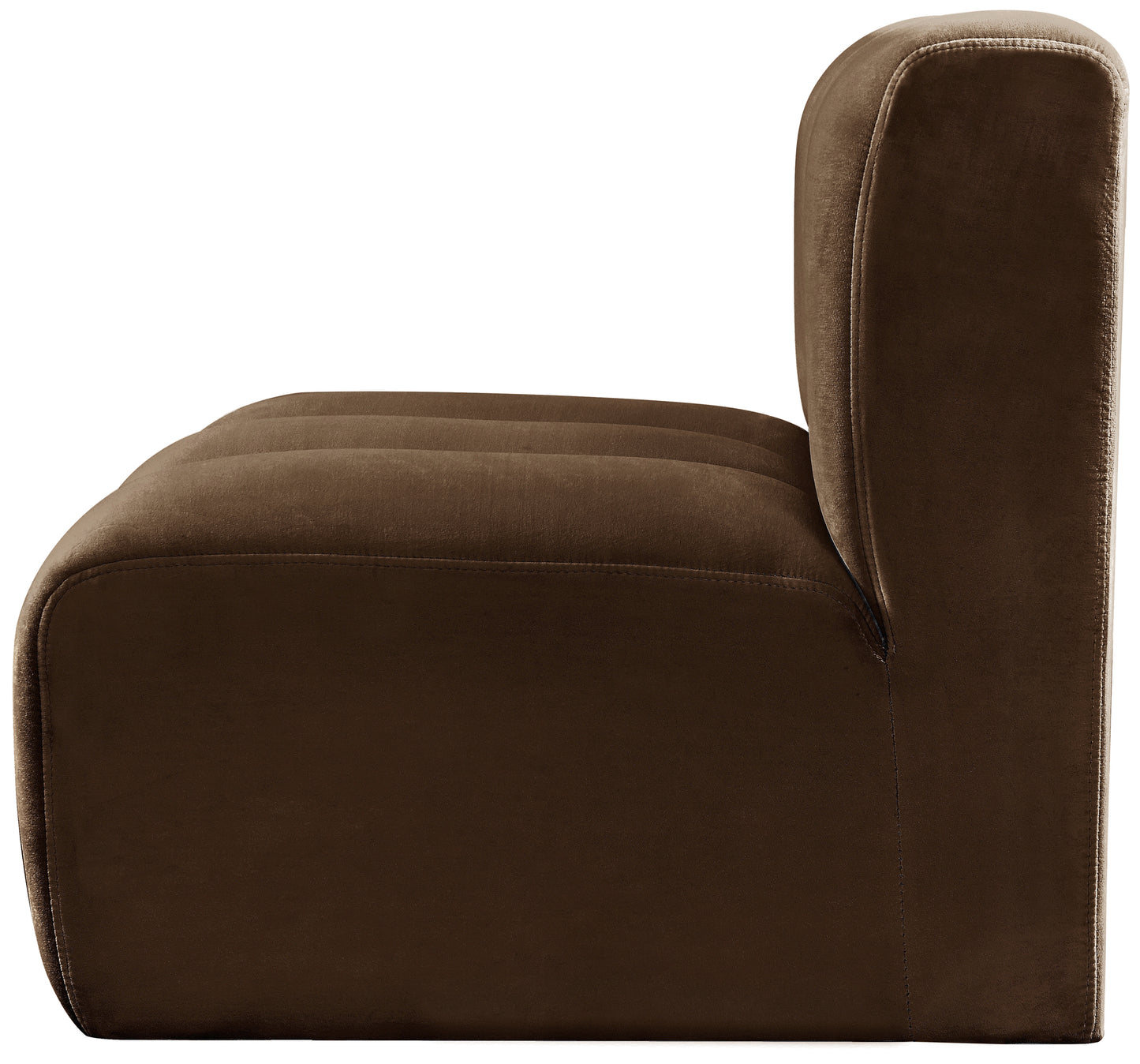 zara brown velvet straight chair st