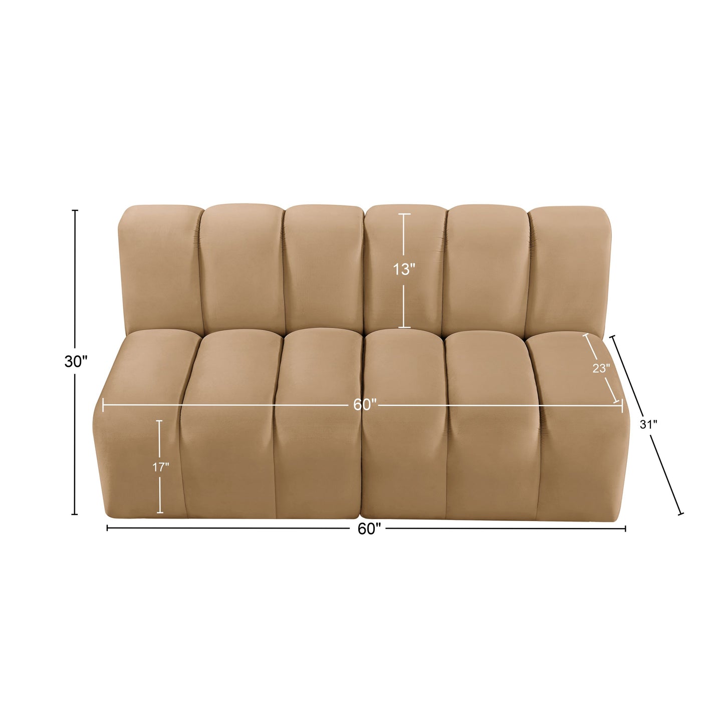 zara camel velvet modular sofa s2a