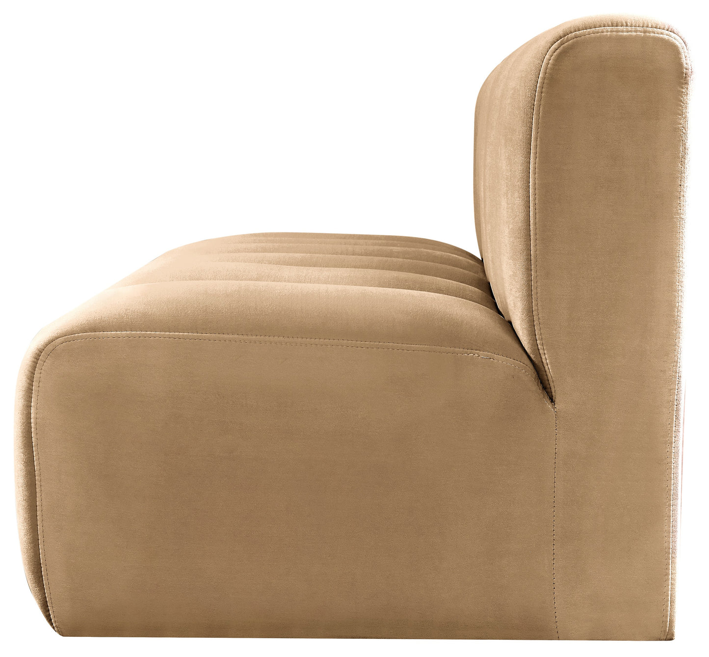 zara camel velvet modular sofa s2a