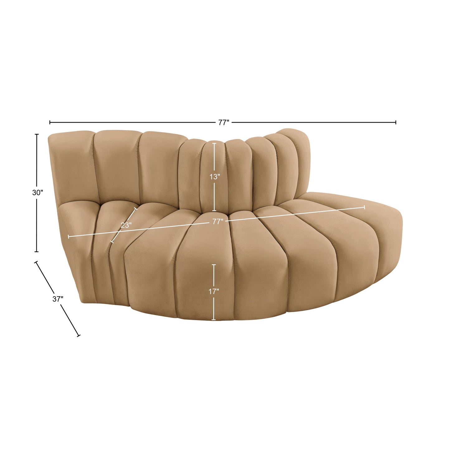 zara camel velvet modular sofa s3e