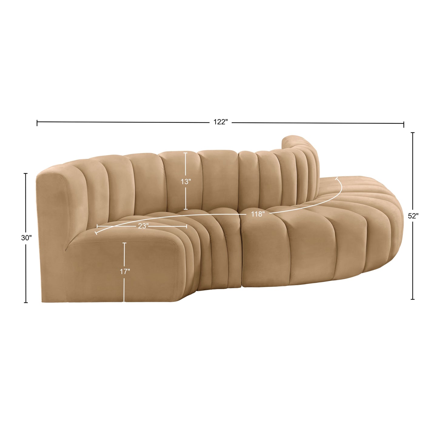 zara camel velvet modular sofa s5b