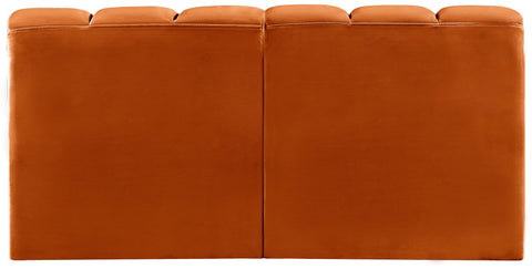 Yara 60" Velvet Upholstered Sectional, 2-Piece