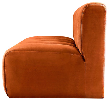 Zara Cognac Velvet Modular Sofa S2A