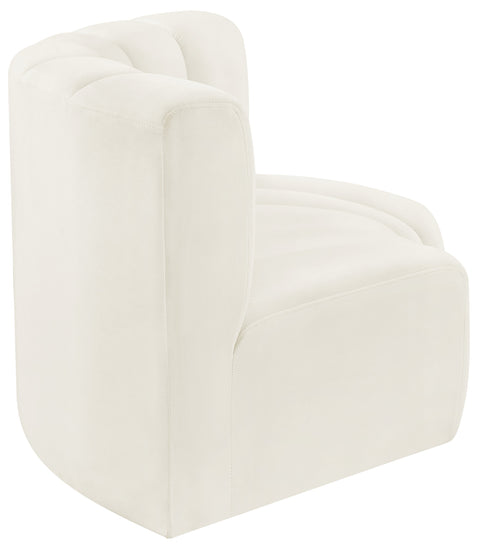Briar Cream 60 Velvet Upholstered Modular Sectional , 2-Piece (Style 2)