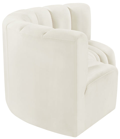 Briar Cream 80 Velvet Upholstered Modular Sectional, 3-Piece