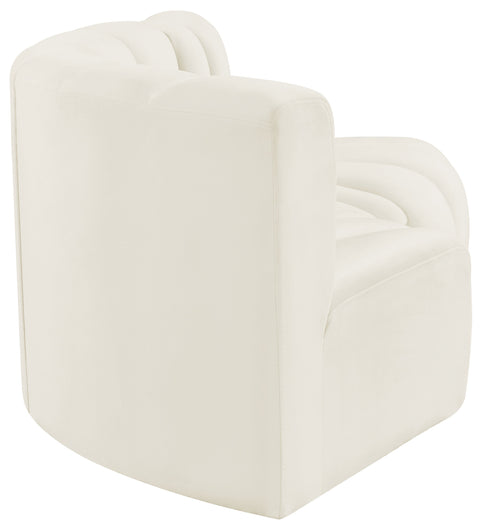 Briar Cream 70 Velvet Upholstered Modular Sectional, 3-Piece
