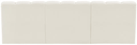 Yara 89.5" Velvet Upholstered Sectional, 3-Piece