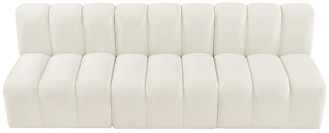 Yara 89.5" Velvet Upholstered Sectional, 3-Piece