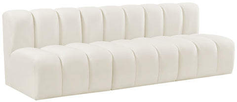 Yara 89.5" Velvet Upholstered Sectional, 3-Piece