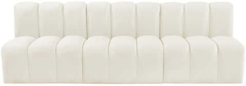 Yara 89.5" Velvet Upholstered Sectional, 3-Piece