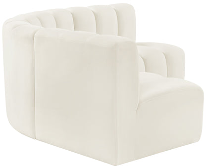 Zara Cream Velvet Modular Sofa S4B