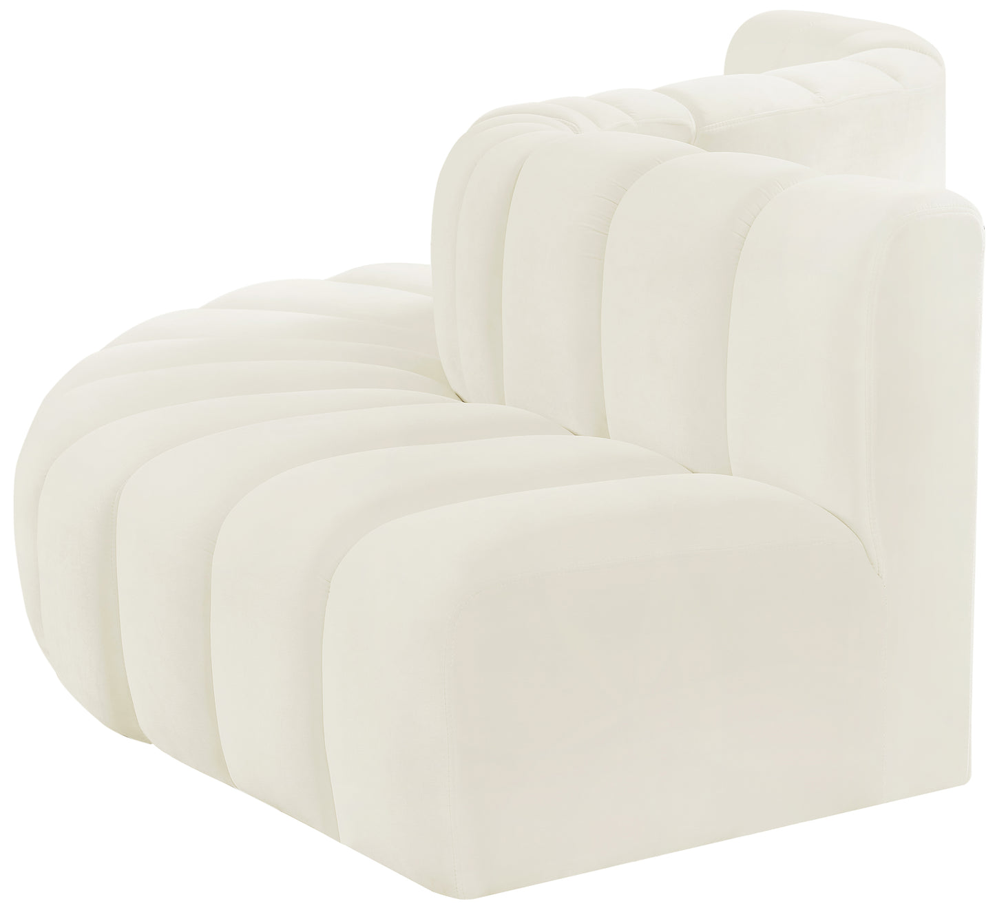 zara cream velvet modular sofa s5b